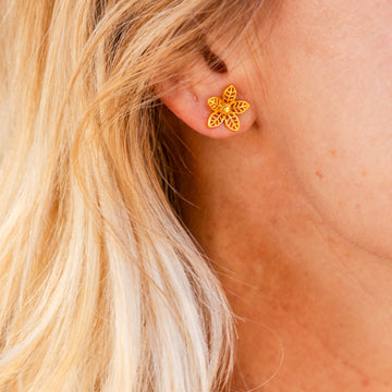 Floral Flash Studs
