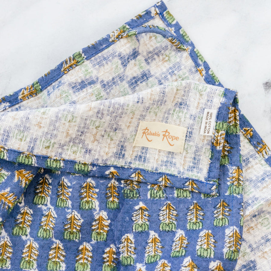 Traditional Blooms Tea Towel