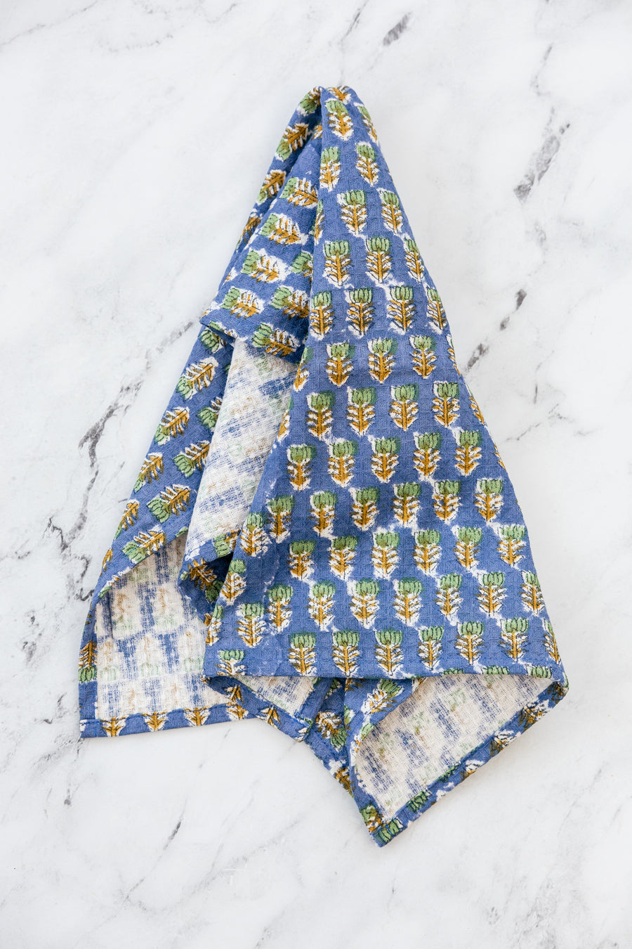 Traditional Blooms Tea Towel