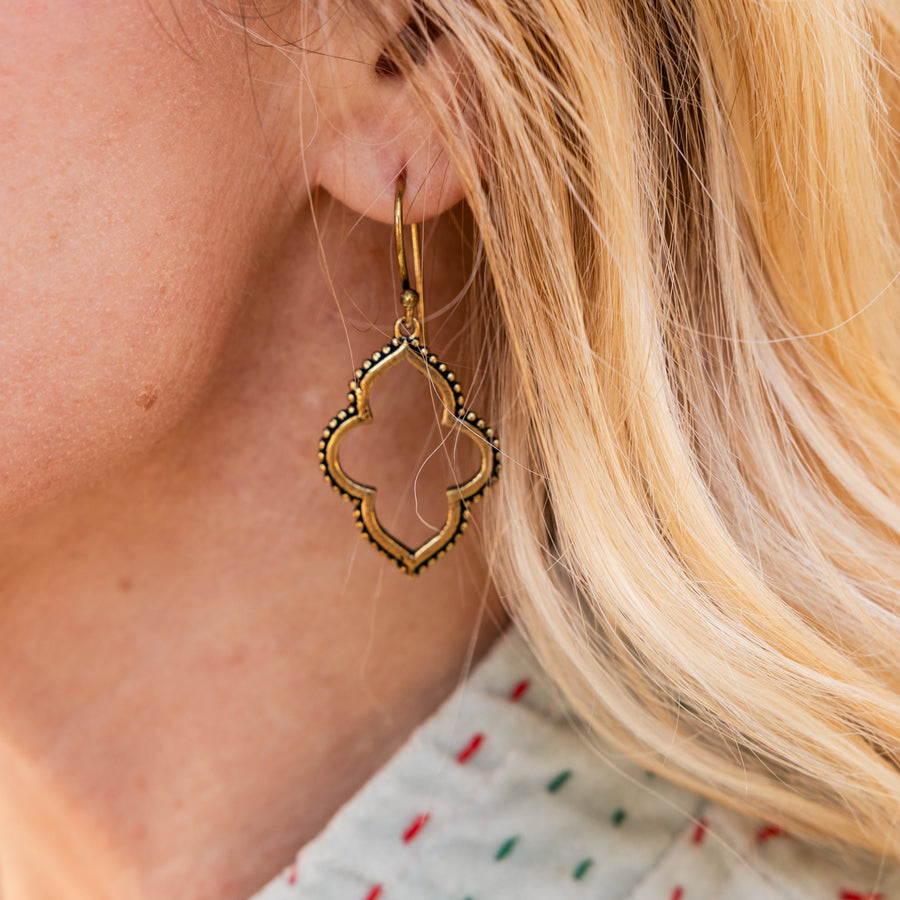 Moroccan Glow Drop Earrings