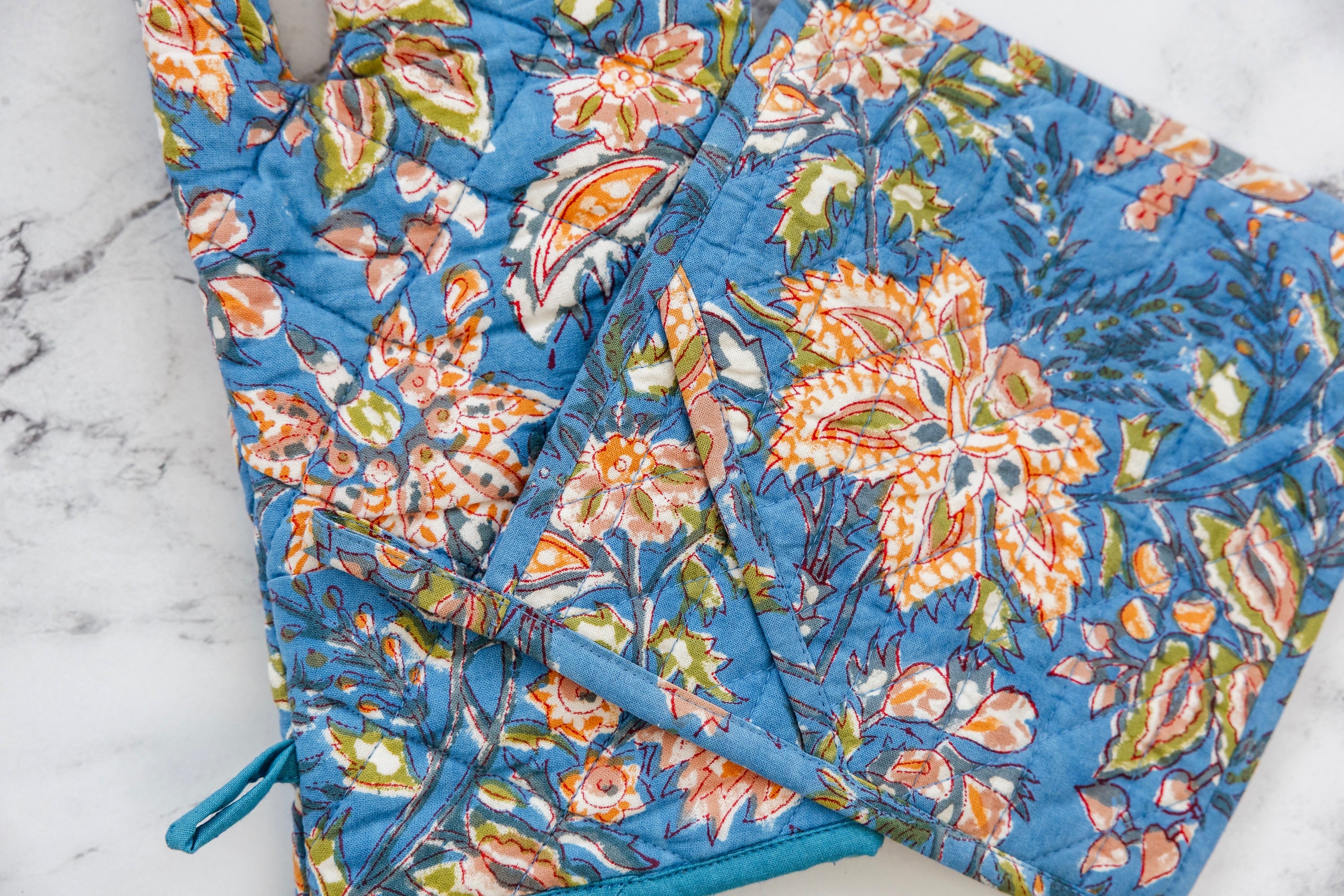 Tuscan Bloom Oven Mitt
