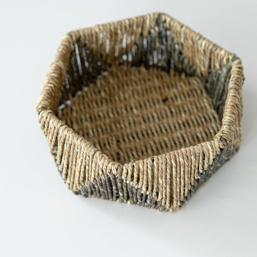 Driftwood Weave Iron Basket