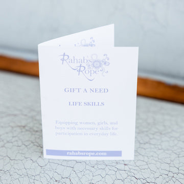 Gift a Need: Life Skills