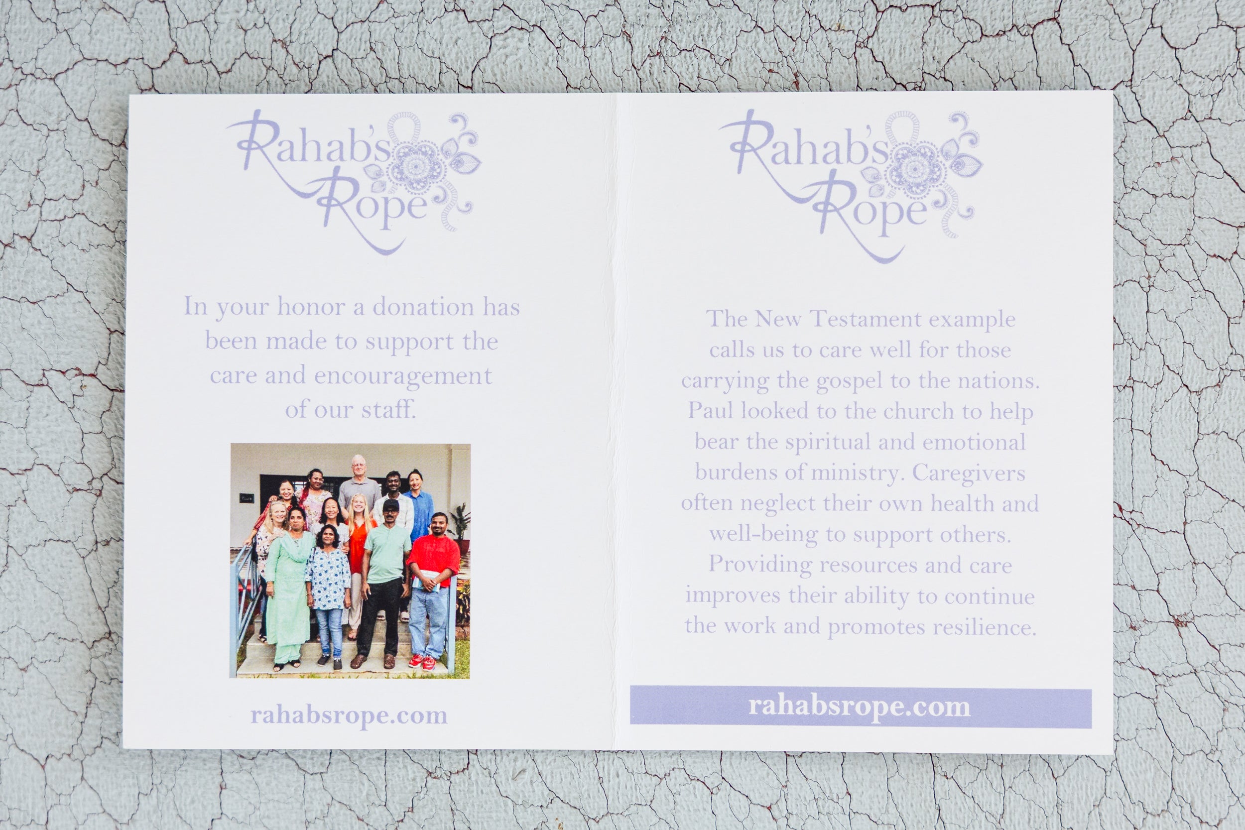 Gift a Need: Caring for our Staff