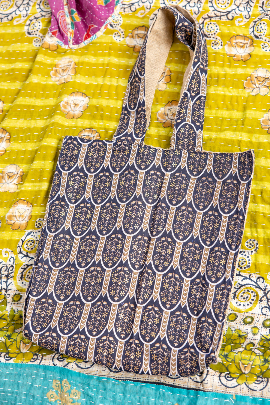 Everyday Tote- Midnight Arches