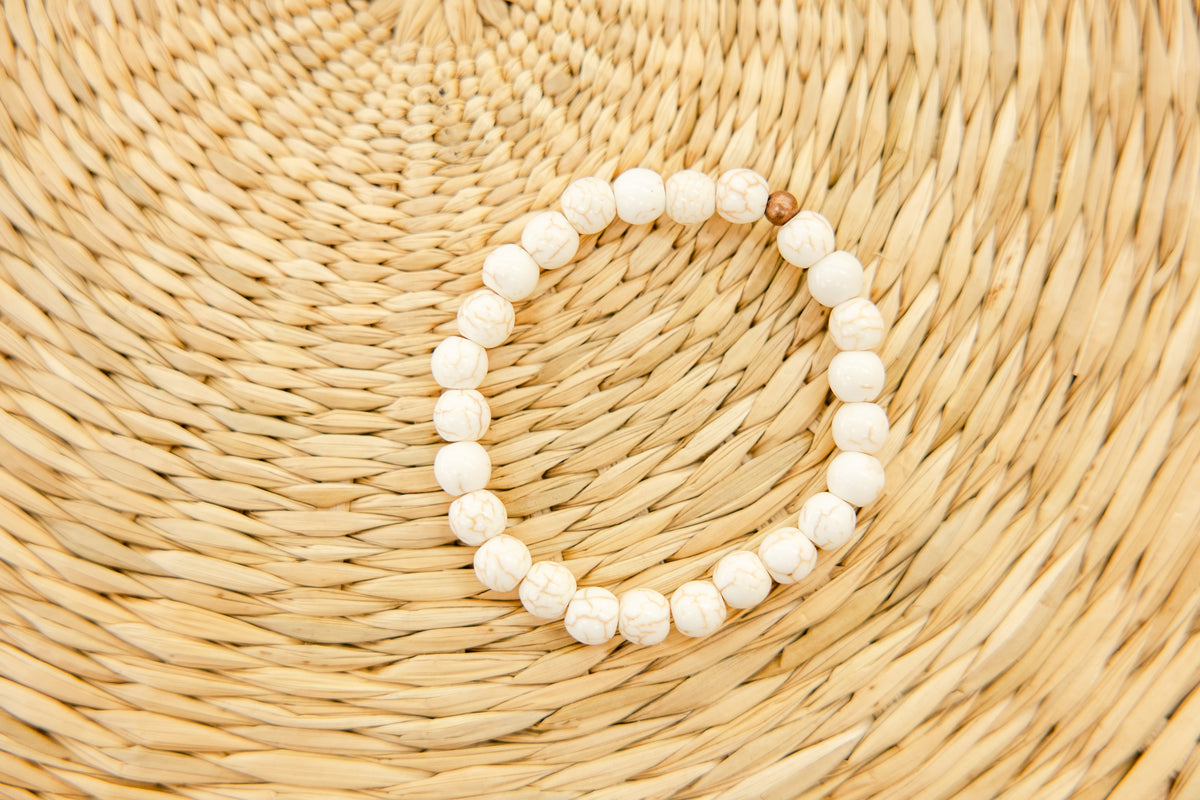 Abundance Bracelet-White Turquoise
