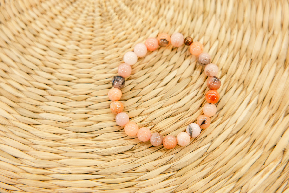 Abundance Bracelet-Shades of Coral