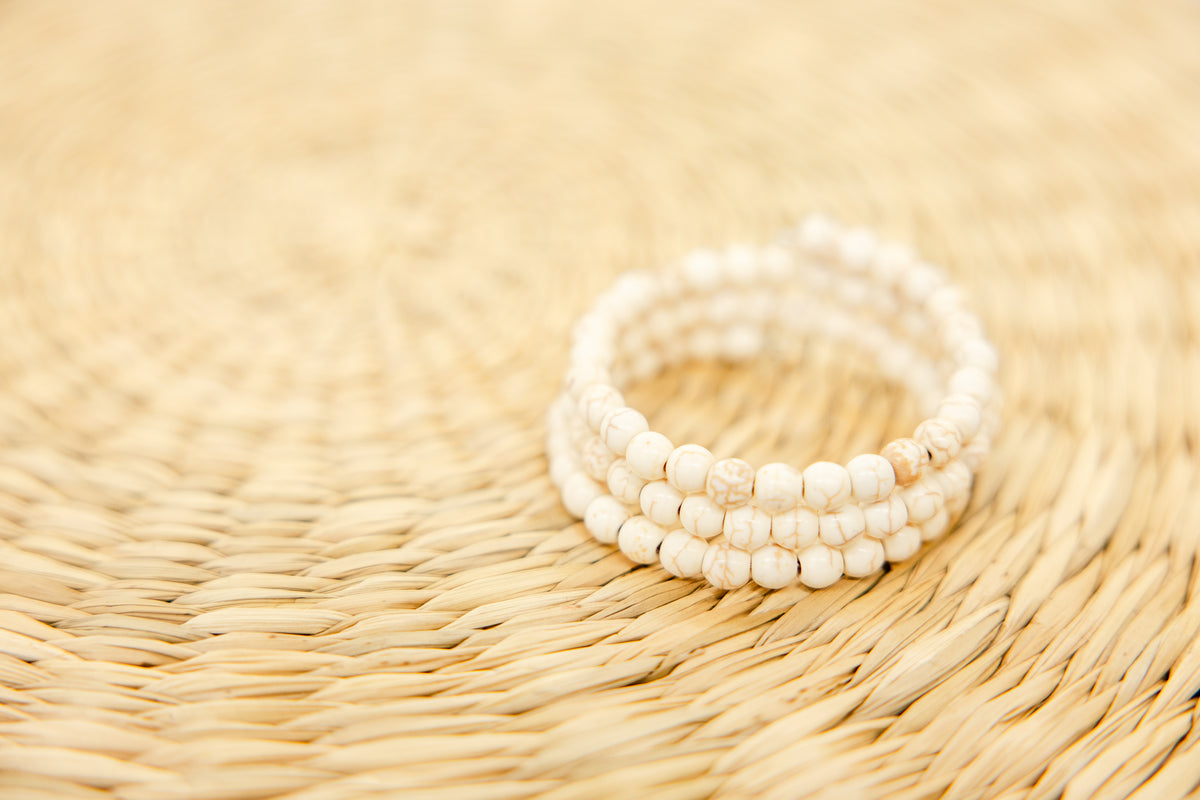 Good Money Bracelet-White Turquoise