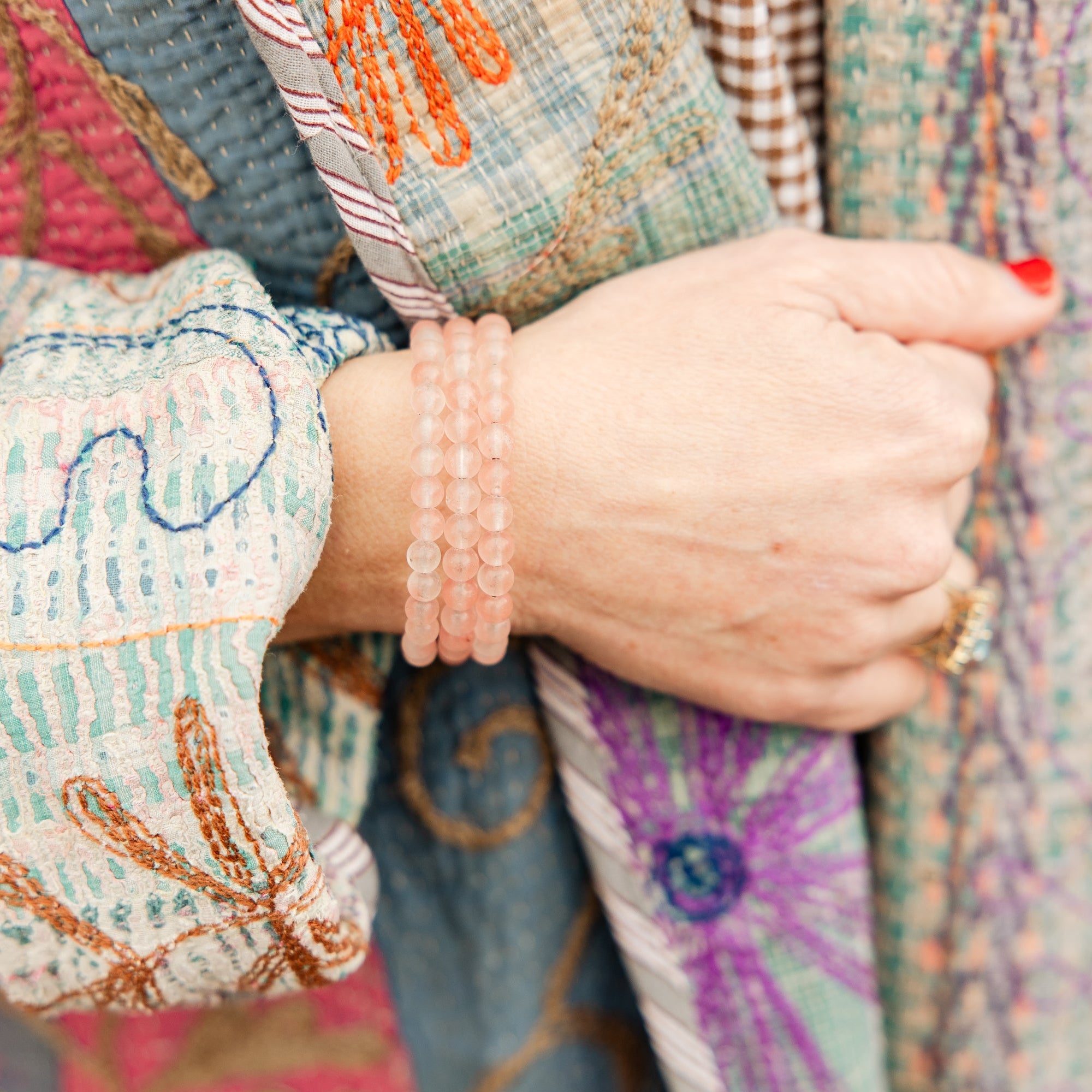 Good Money Bracelet-Baby Pink