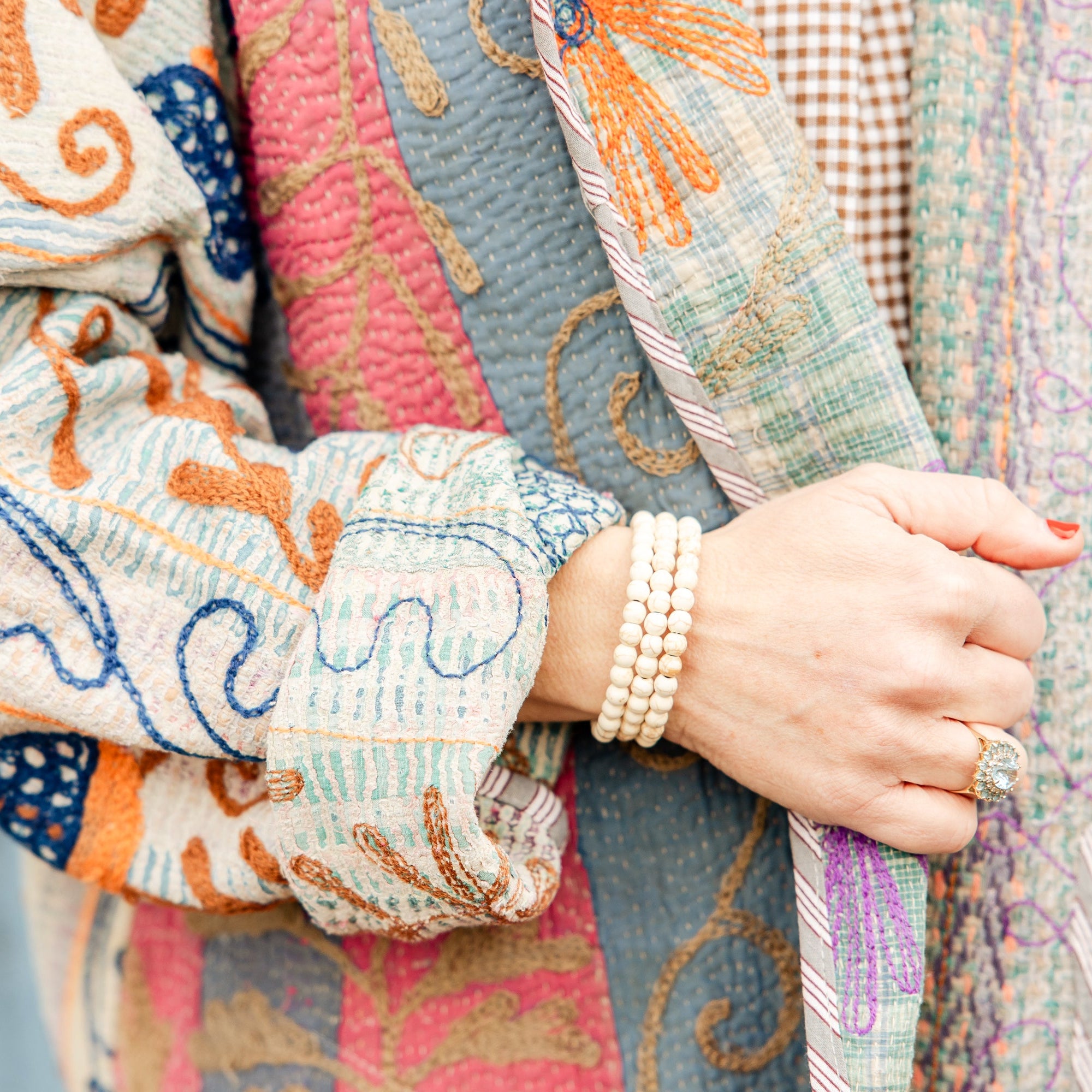 Good Money Bracelet-White Turquoise