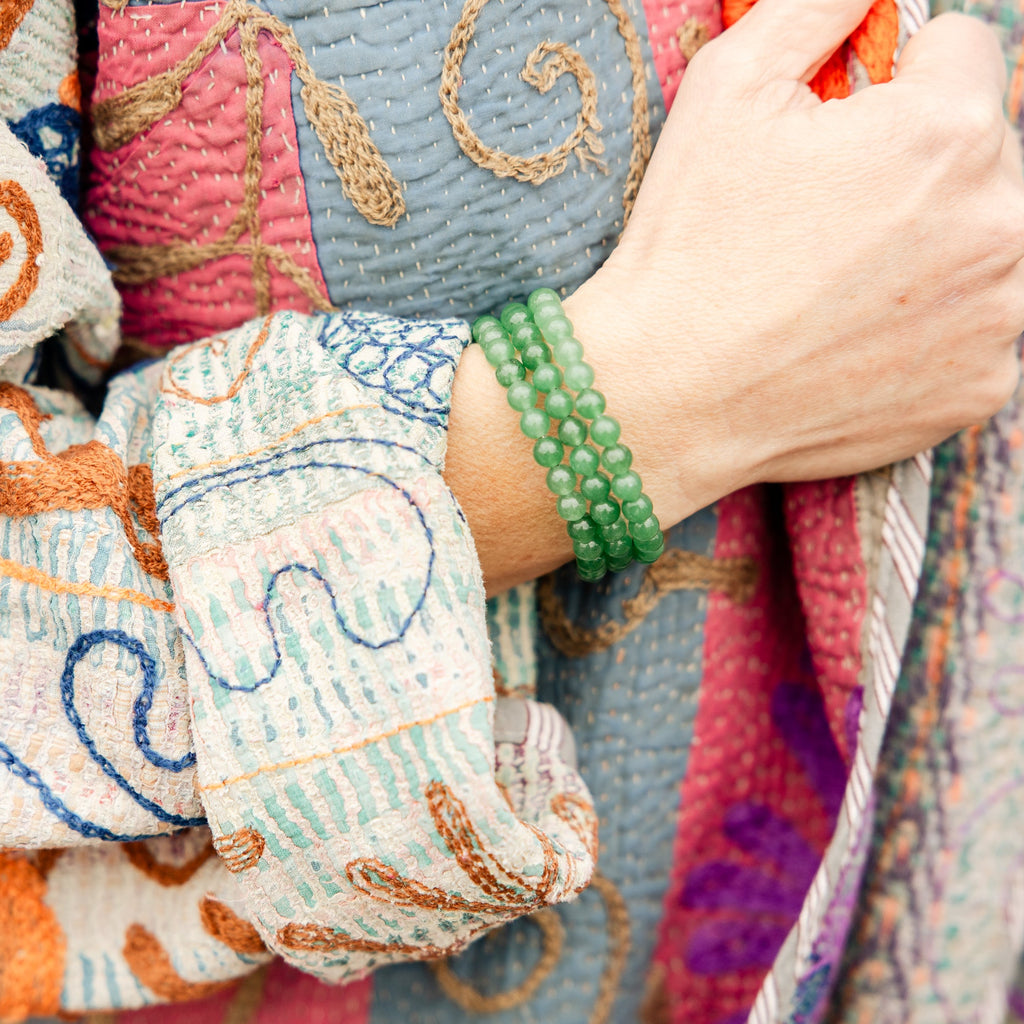 Good Money Bracelet-Kelly Green