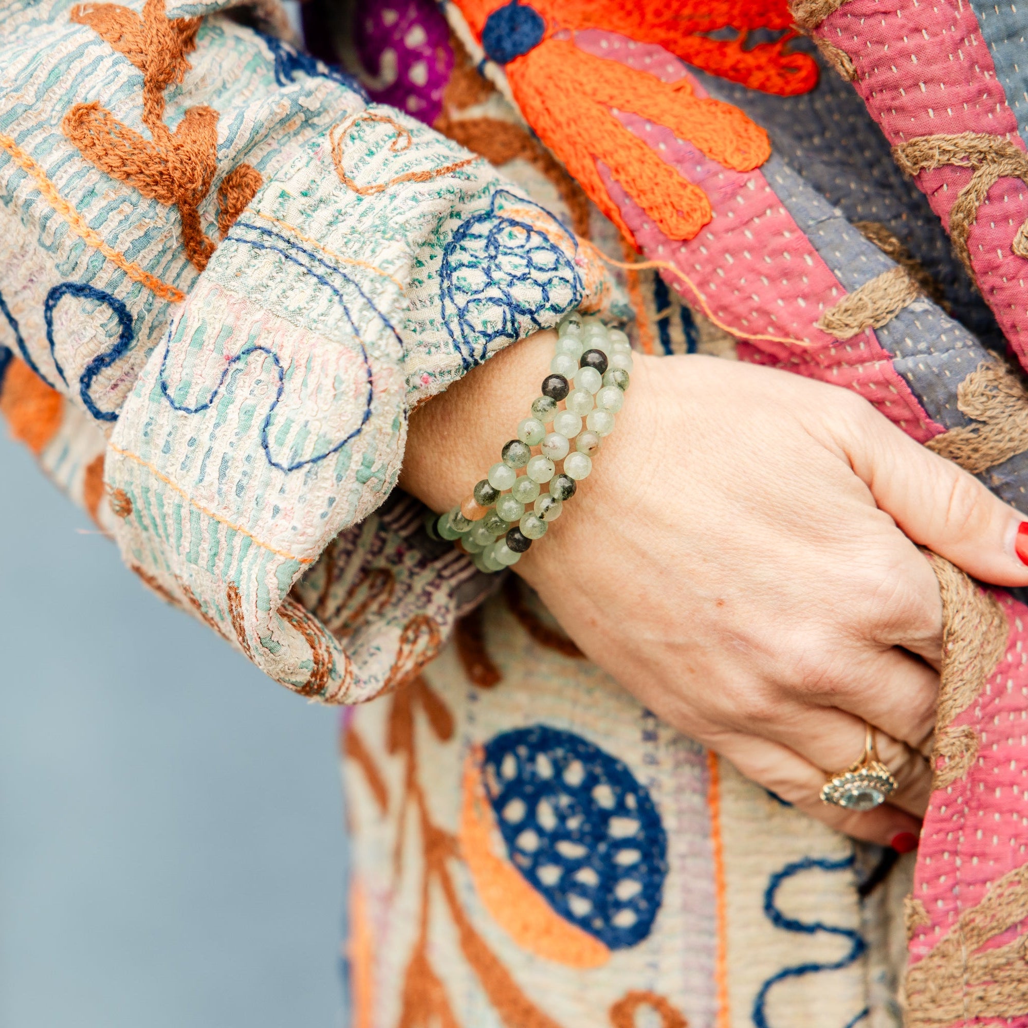 Good Money Bracelet-Laurel Green