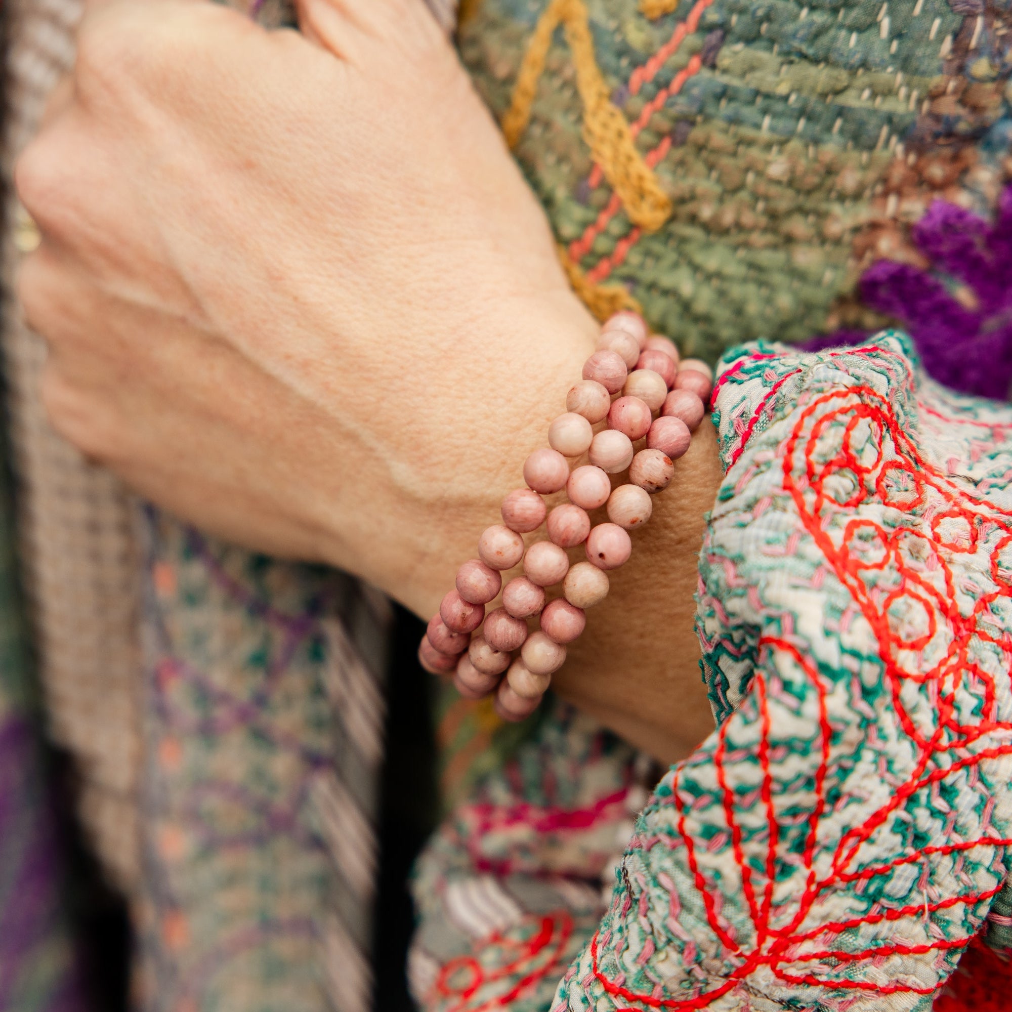 Good Money Bracelet-Dusty Flamingo
