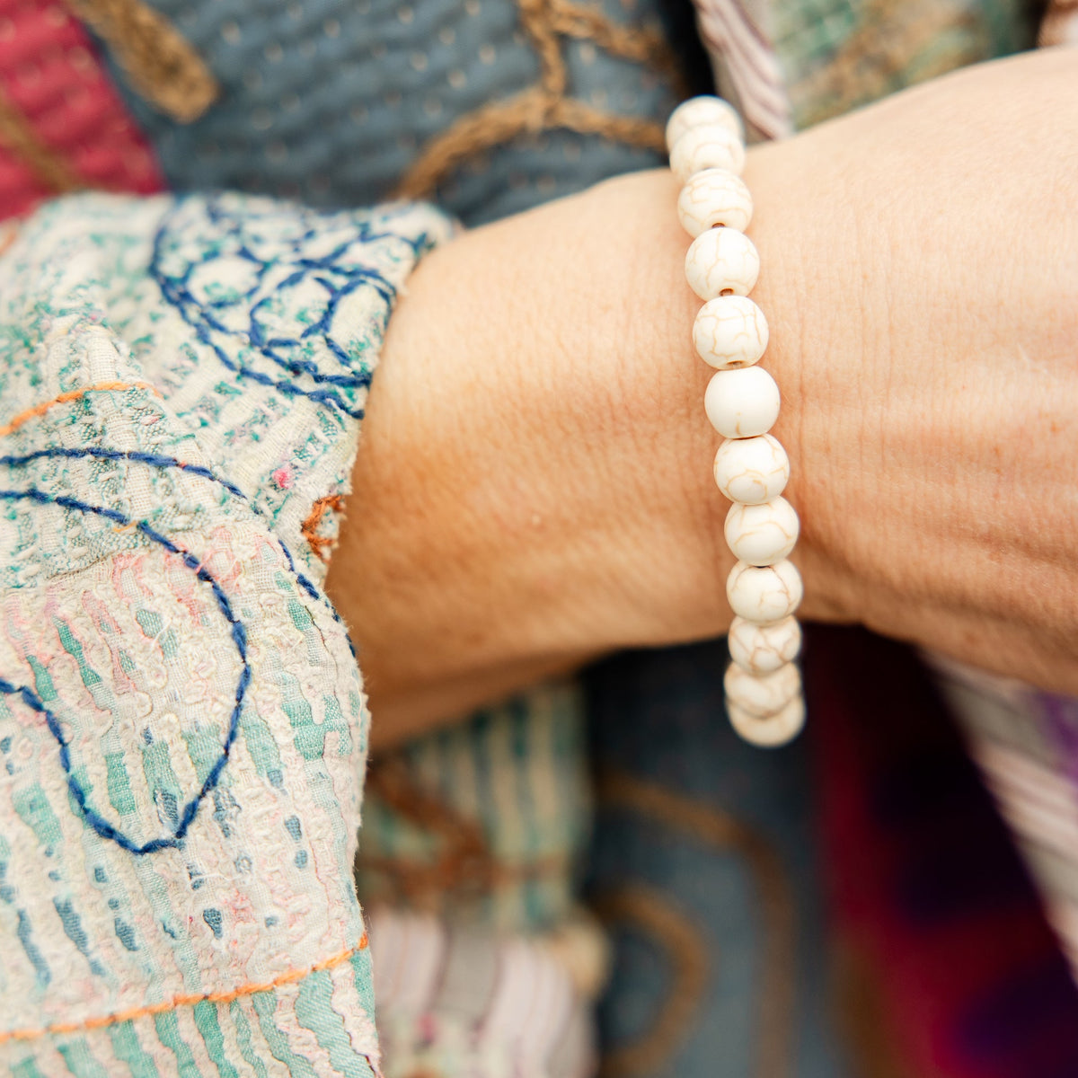 Abundance Bracelet-White Turquoise