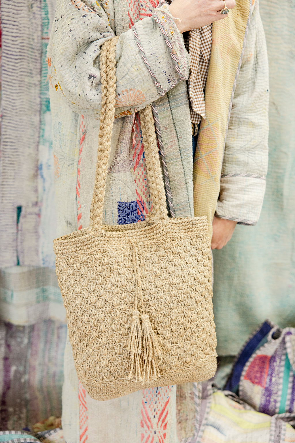 Natural Jute Tote Bag