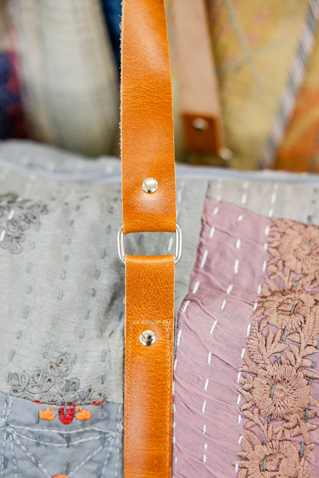 Sky Patchwork Duffle