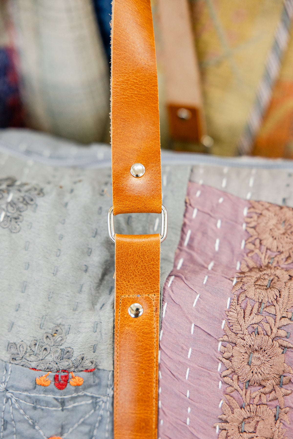Sky Patchwork Duffle