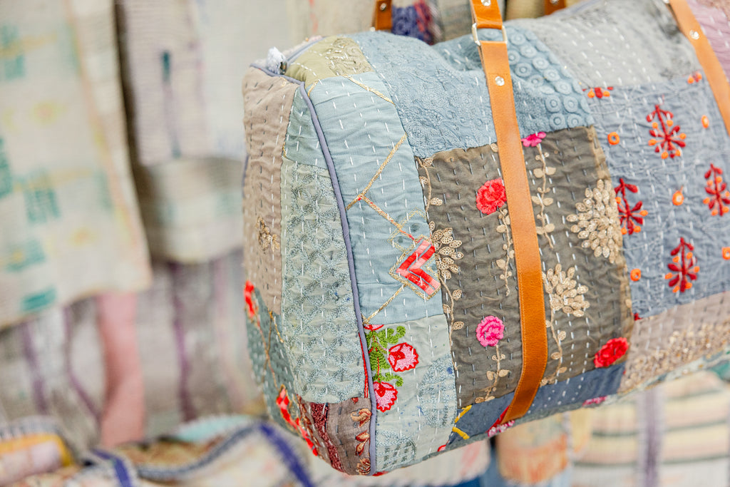 Sky Patchwork Duffle
