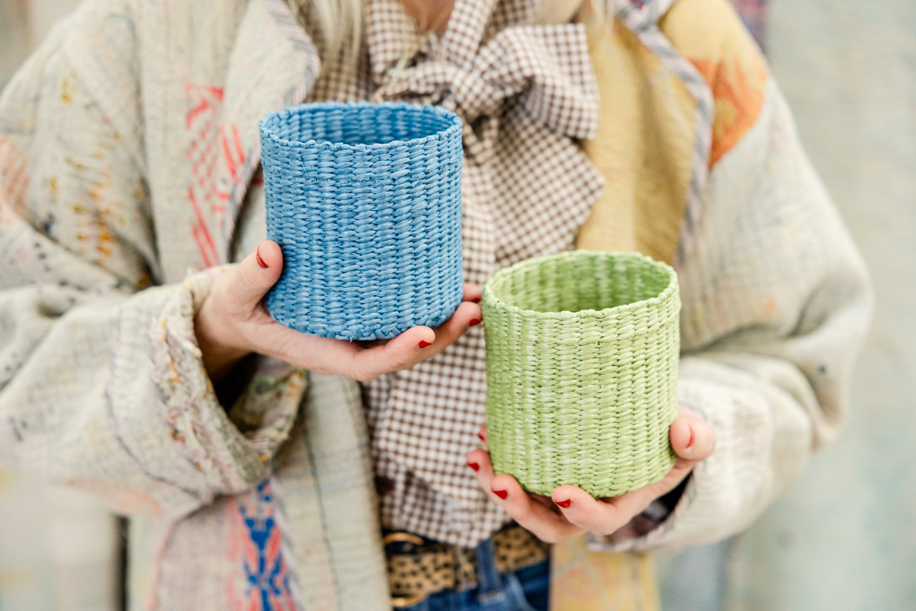 Verdant Citrus Handwoven Catchall