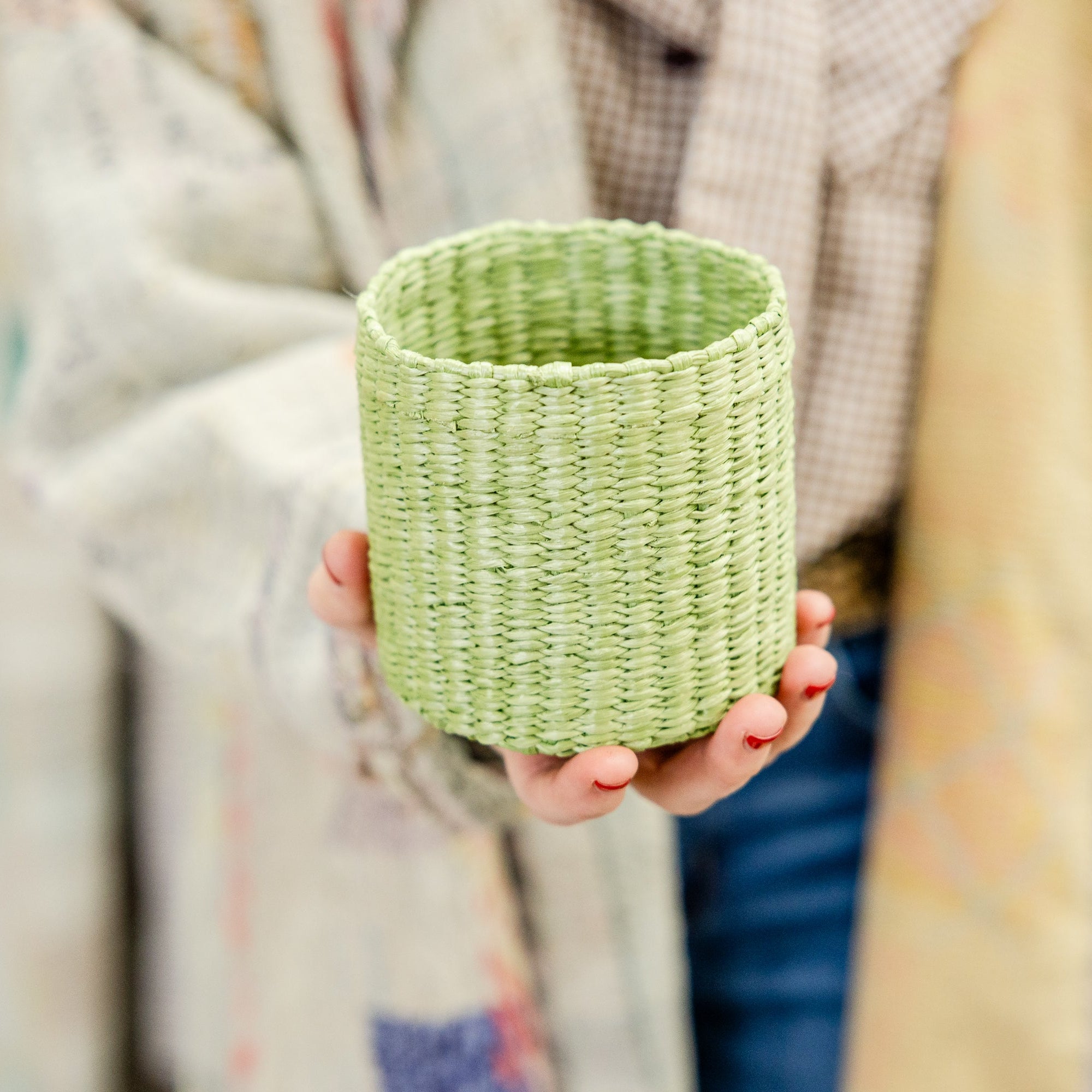 Verdant Citrus Handwoven Catchall