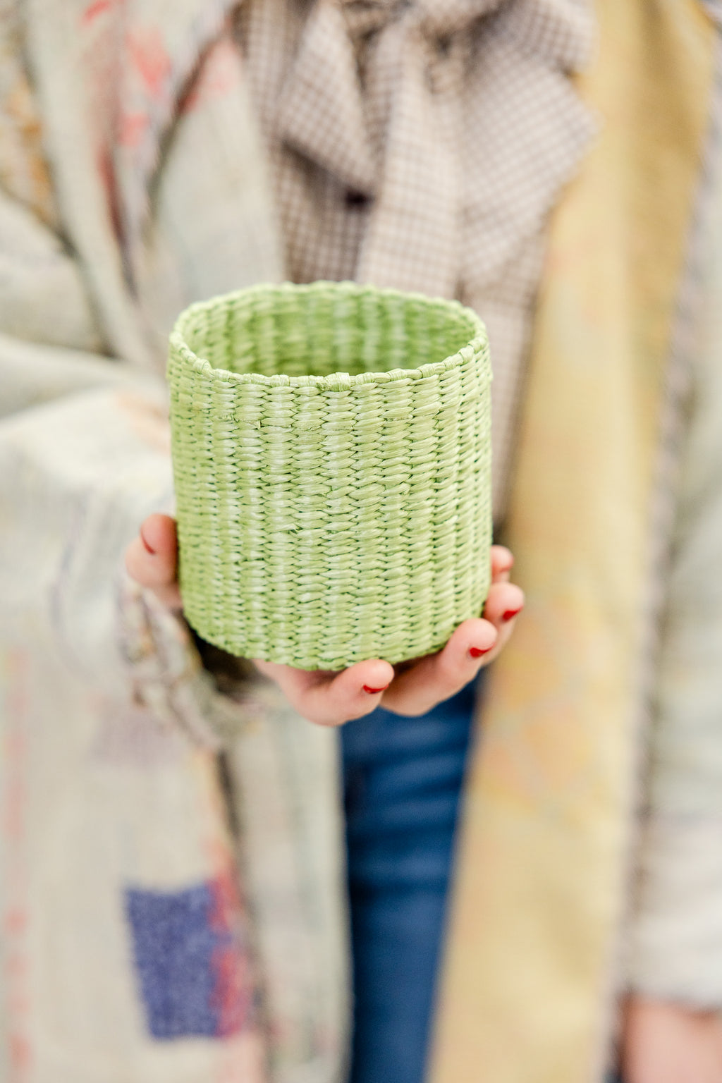 Verdant Citrus Handwoven Catchall