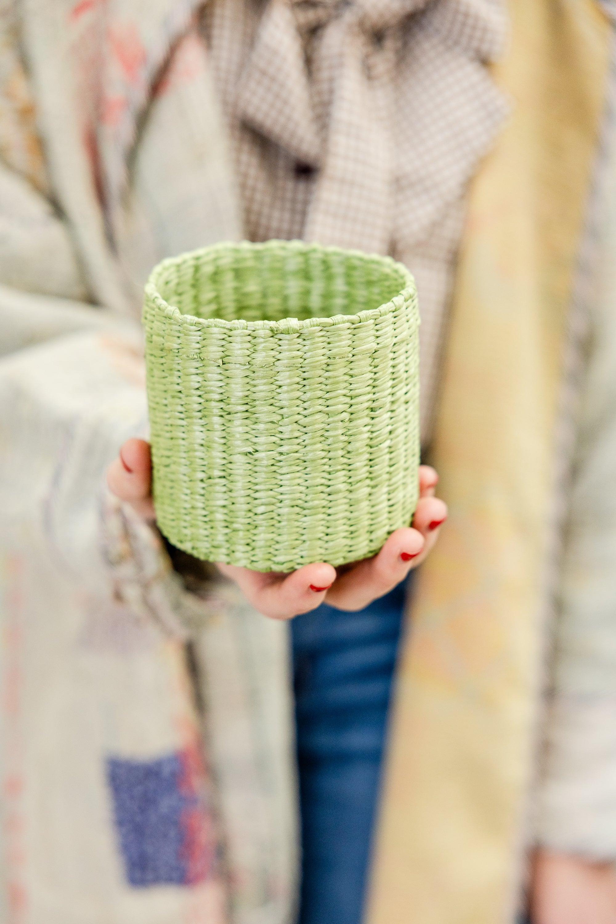 Verdant Citrus Handwoven Catchall