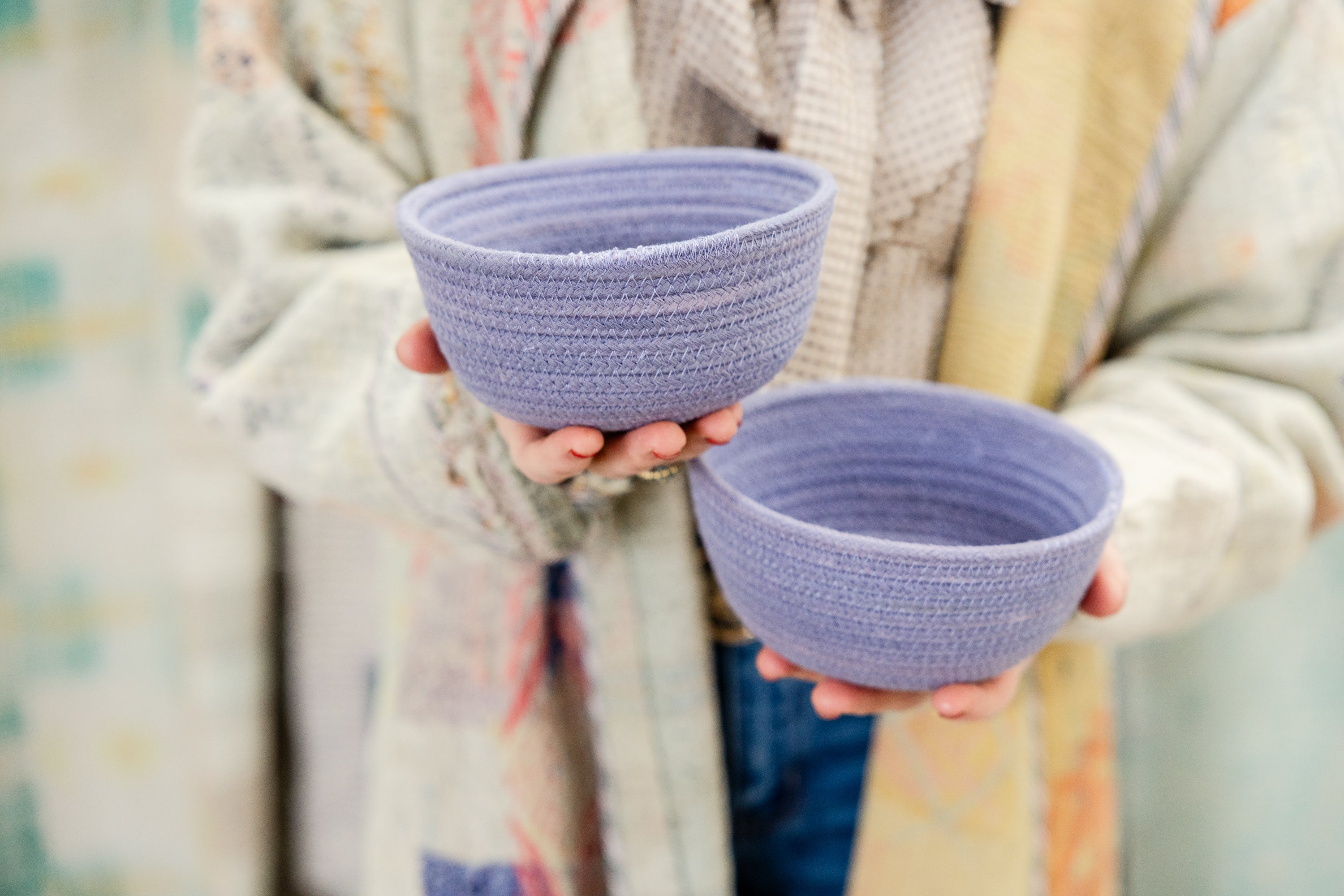 Restoration Coil Bowl-Periwinkle