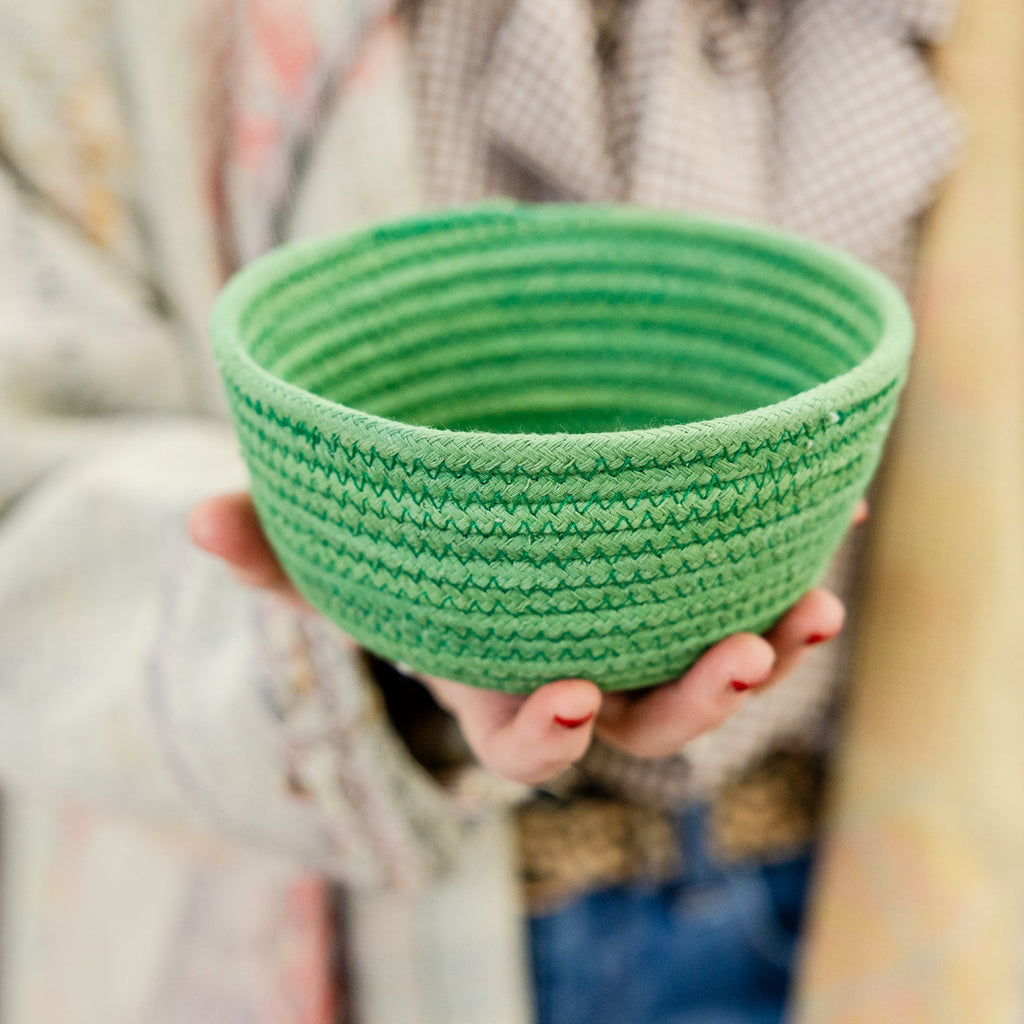 Restoration Coil Bowl-Coastal Green