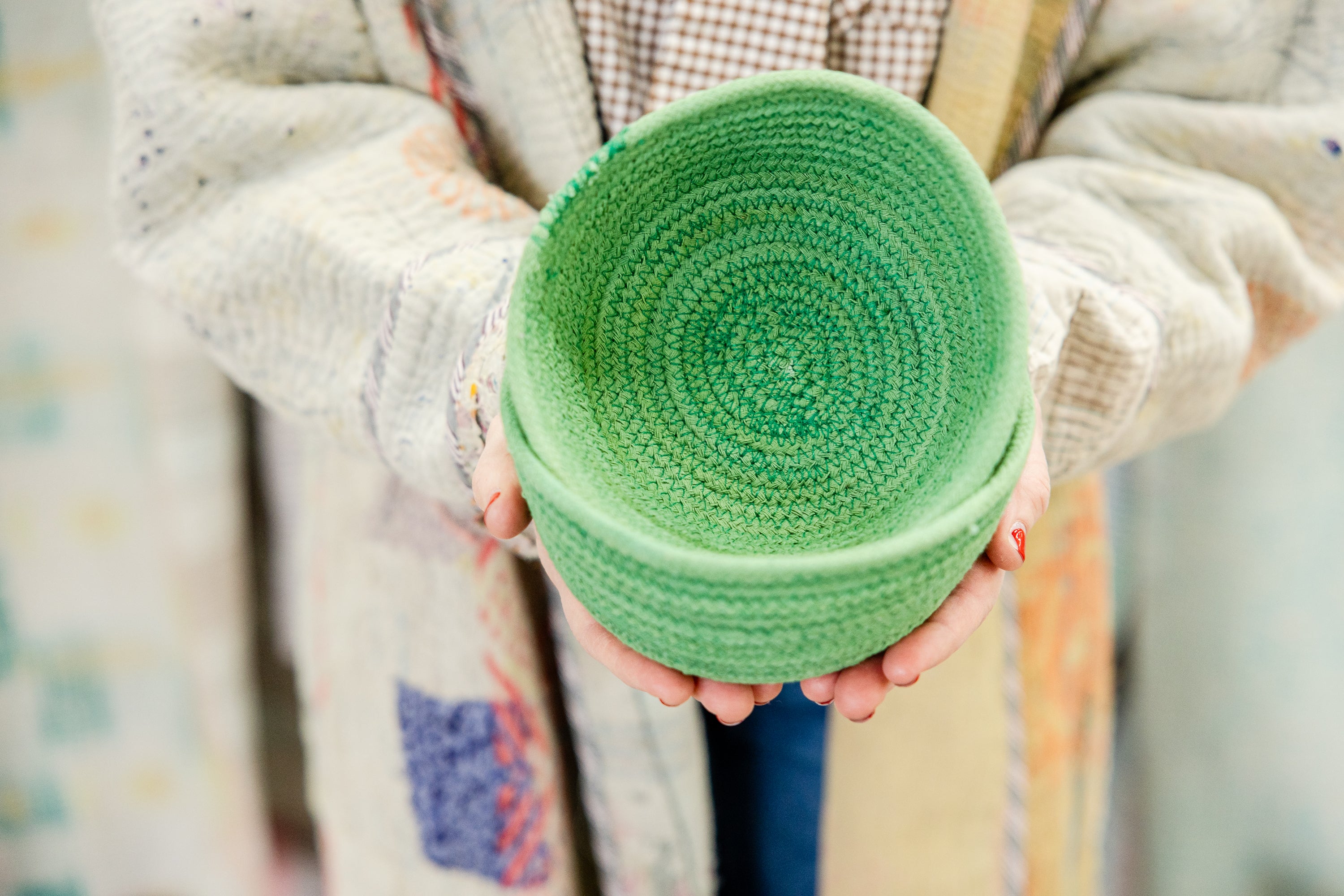 Restoration Coil Bowl-Coastal Green