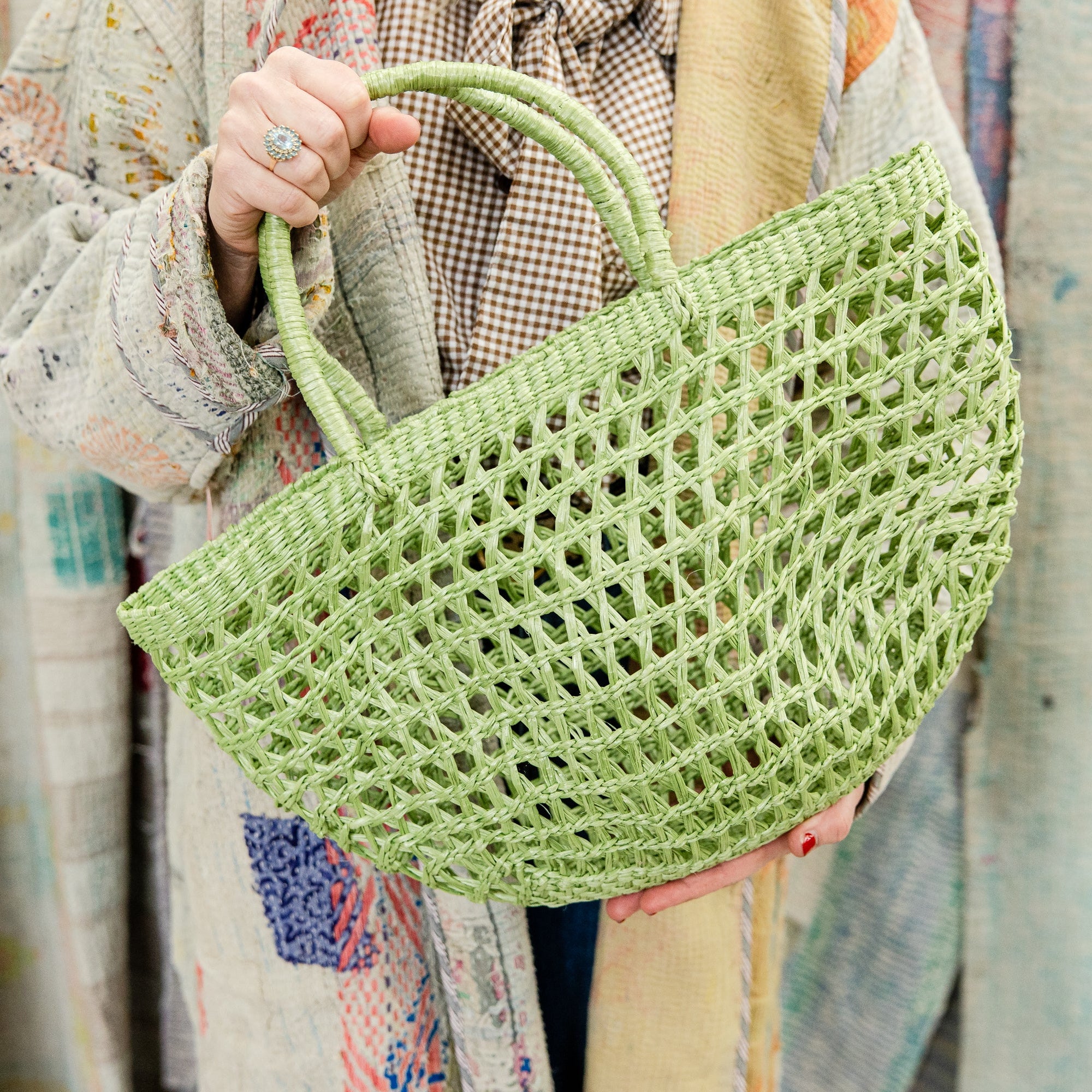 Verdant Citrus Market Tote