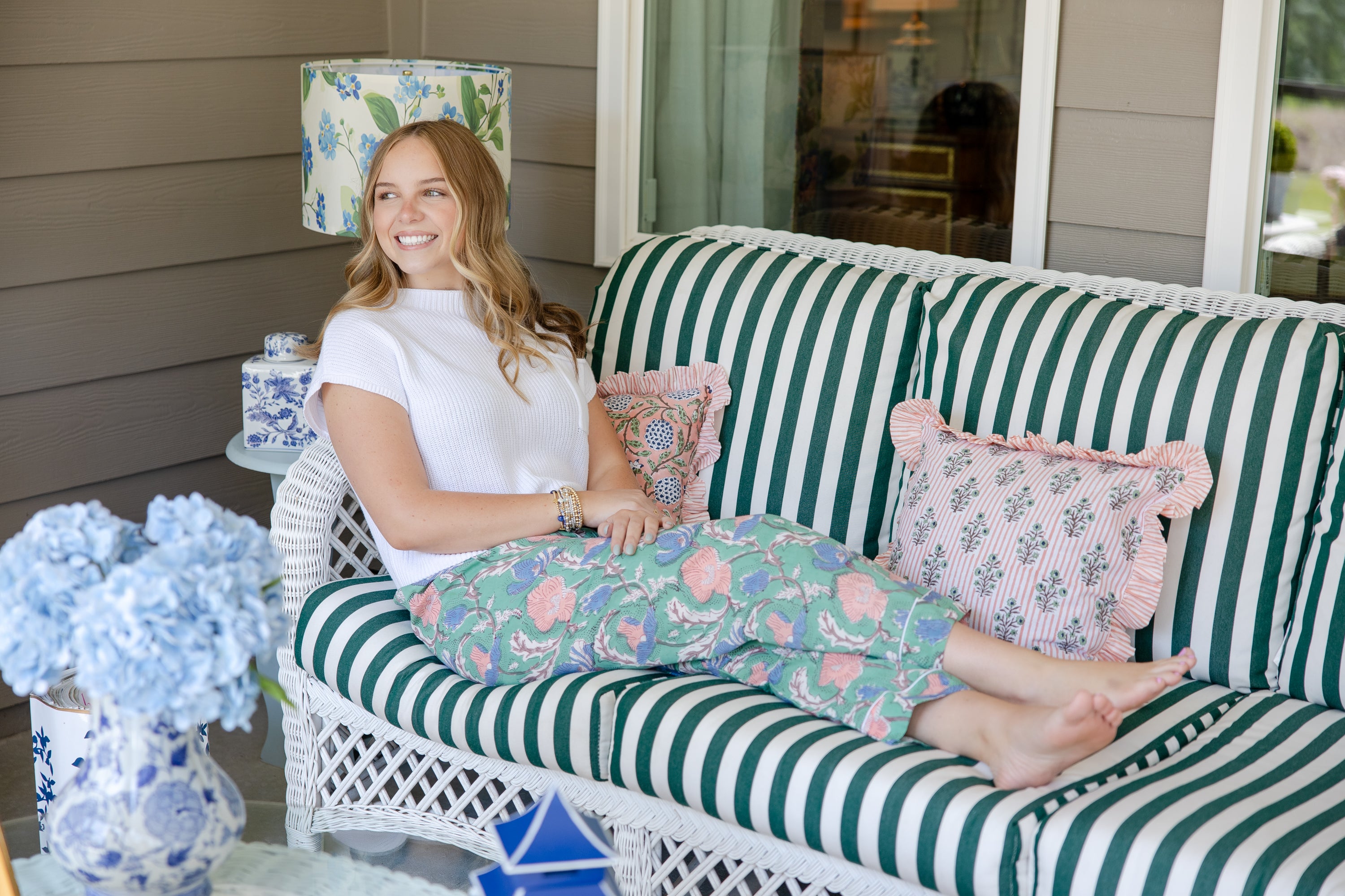 Coastal Lotus Loungewear- Pants