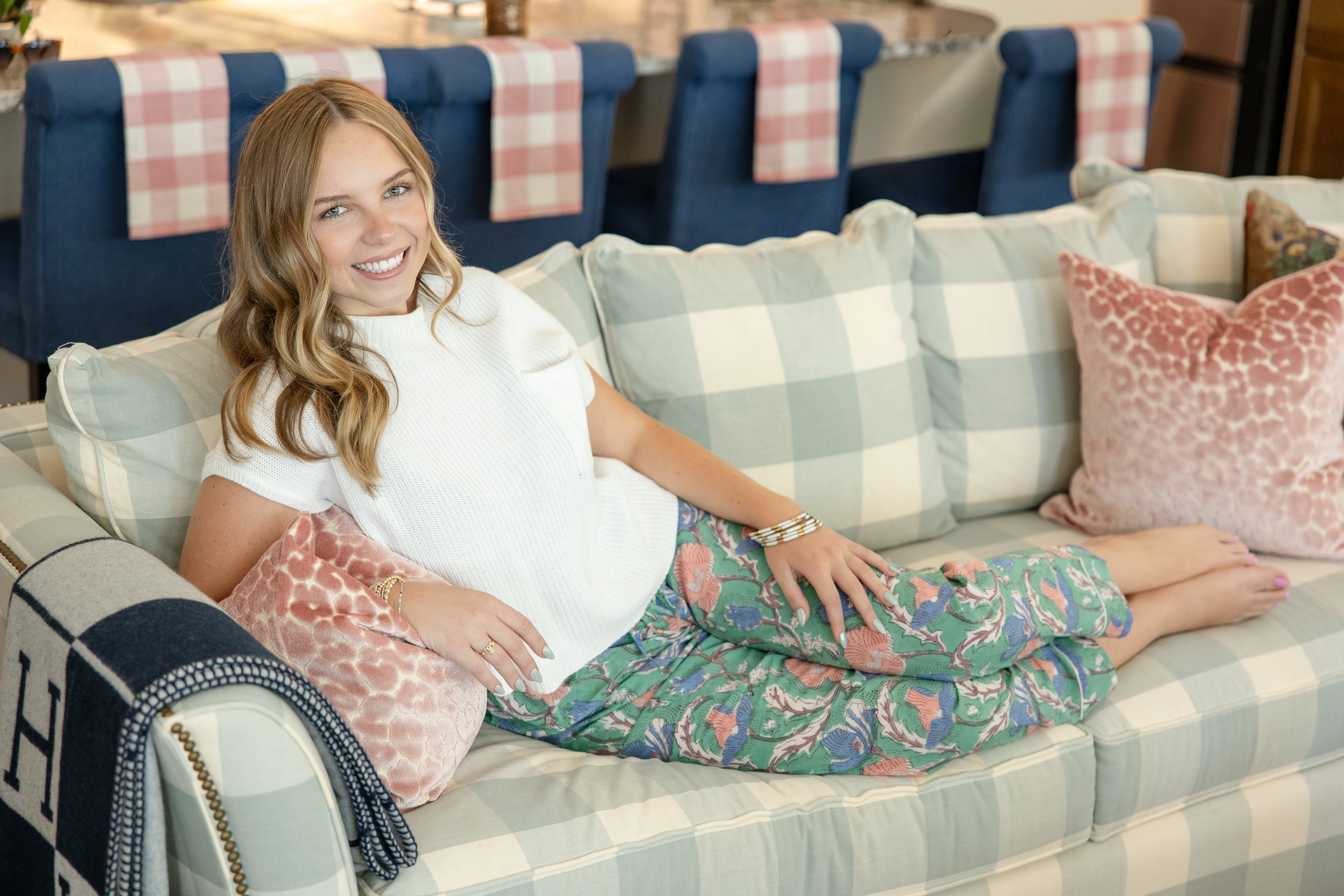 Coastal Lotus Loungewear- Pants
