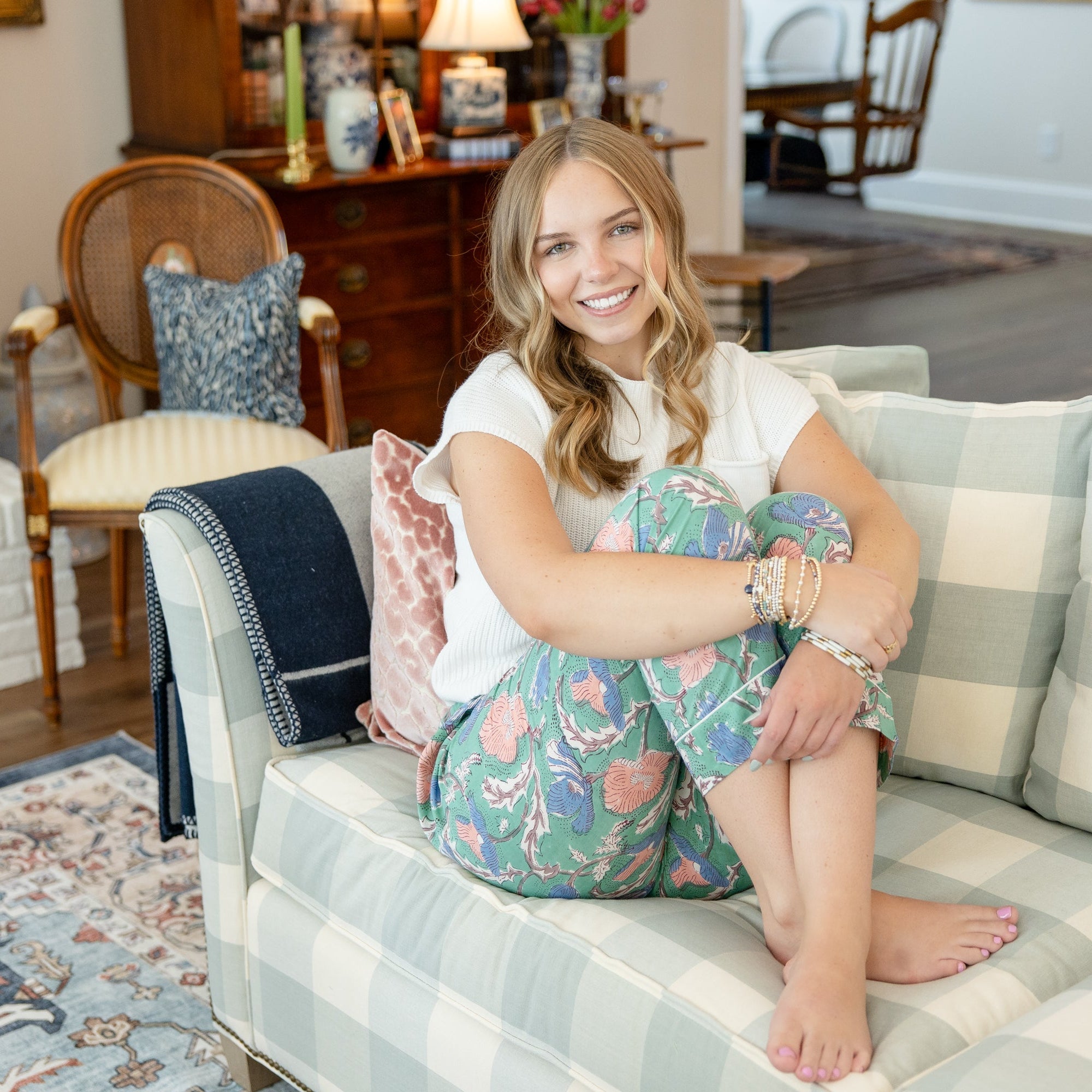 Coastal Lotus Loungewear- Pants