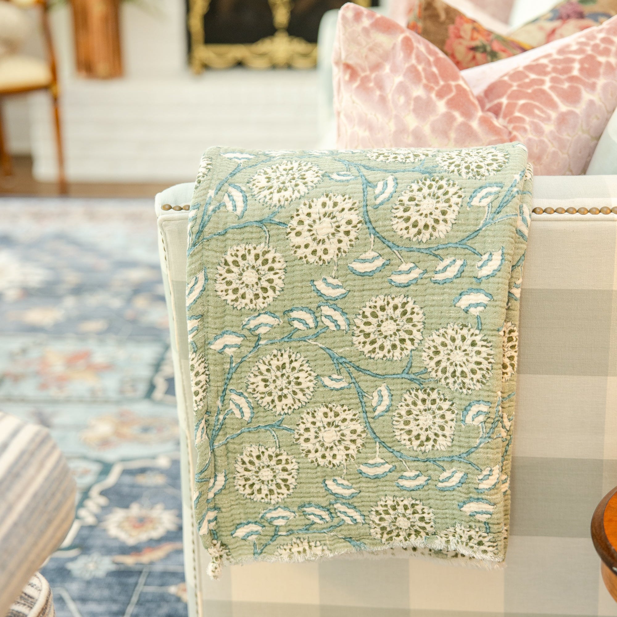 Crest Sage Throw