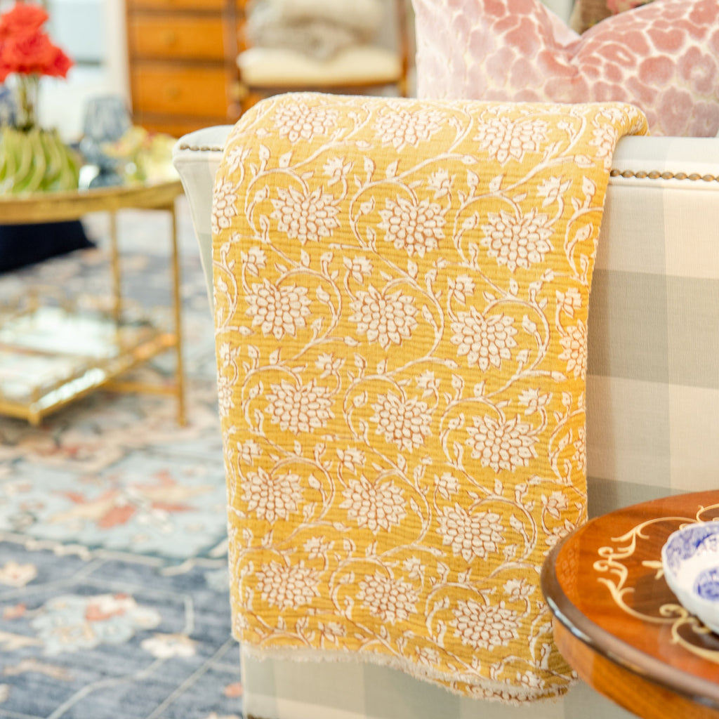 Golden Meadow Throw