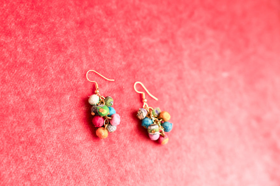 Confetti Sari Earrings