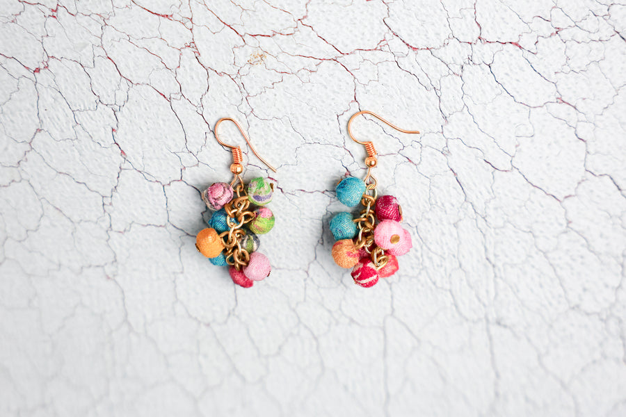 Confetti Sari Earrings