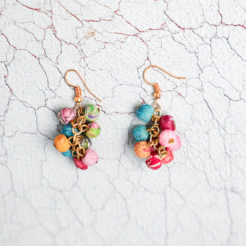 Confetti Sari Earrings