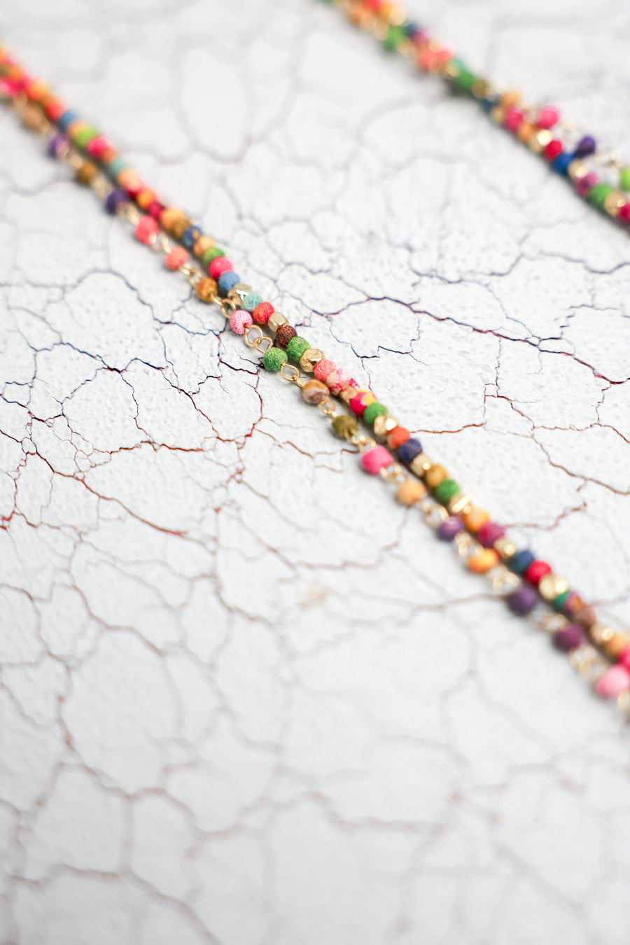 Strands of Sari Necklace