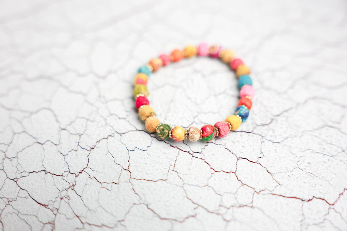 Beaded Sari Bracelet