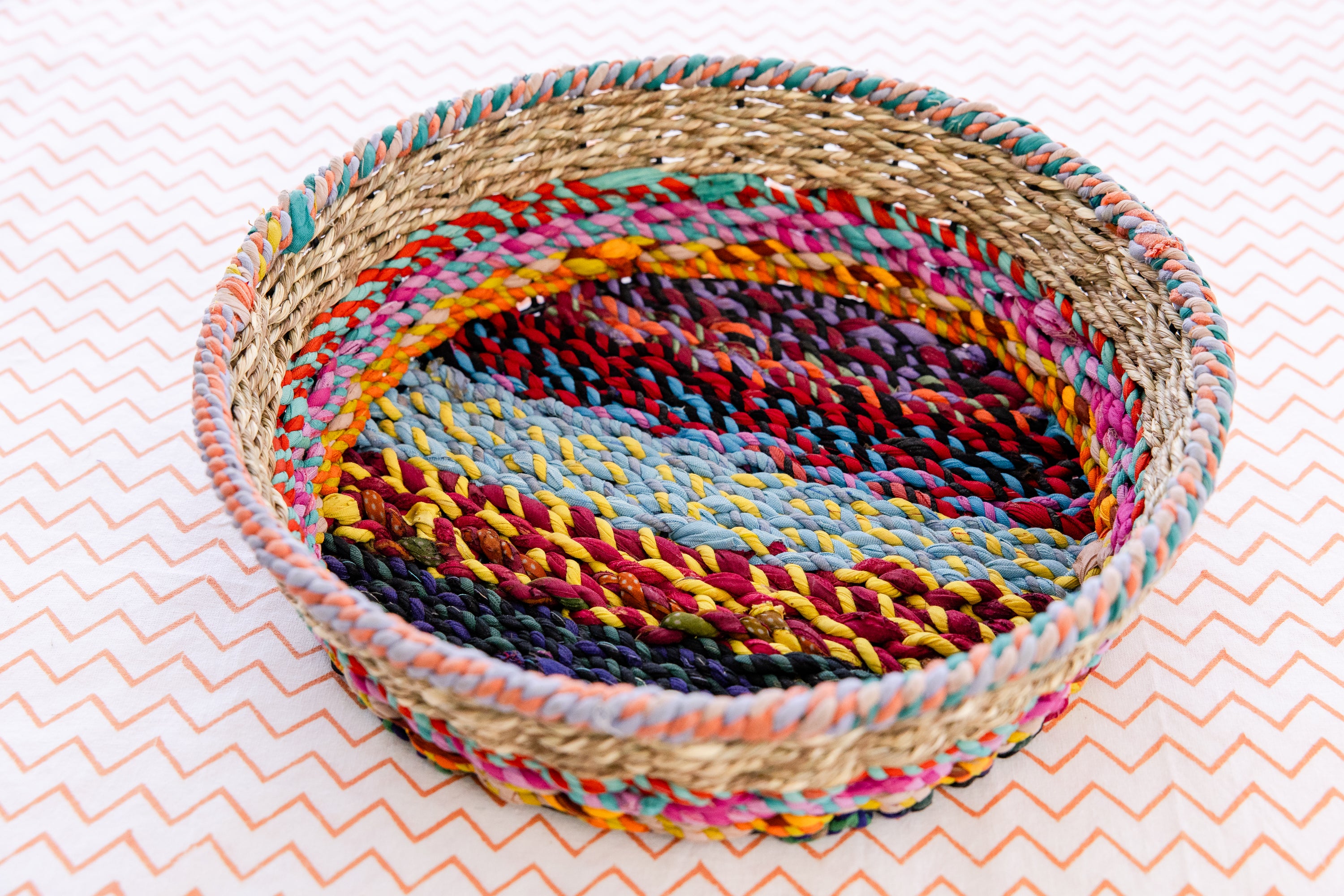 Sari & Jute Wrapped Everyday Bowl
