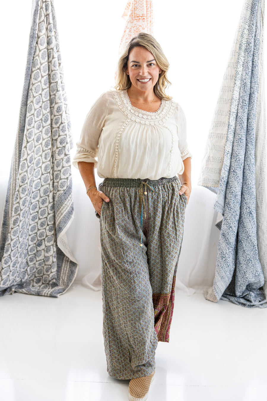 Wanderlight Kantha Pants