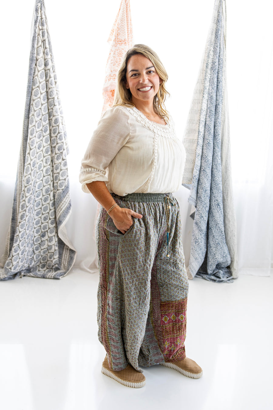 Wanderlight Kantha Pants