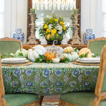Minted Motif Tablecloth