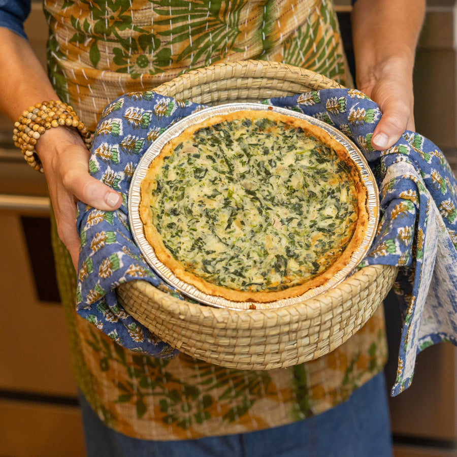 Kantha Stitch Sari Apron