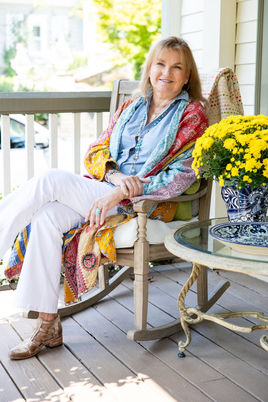 Sunset Patchwork Duster