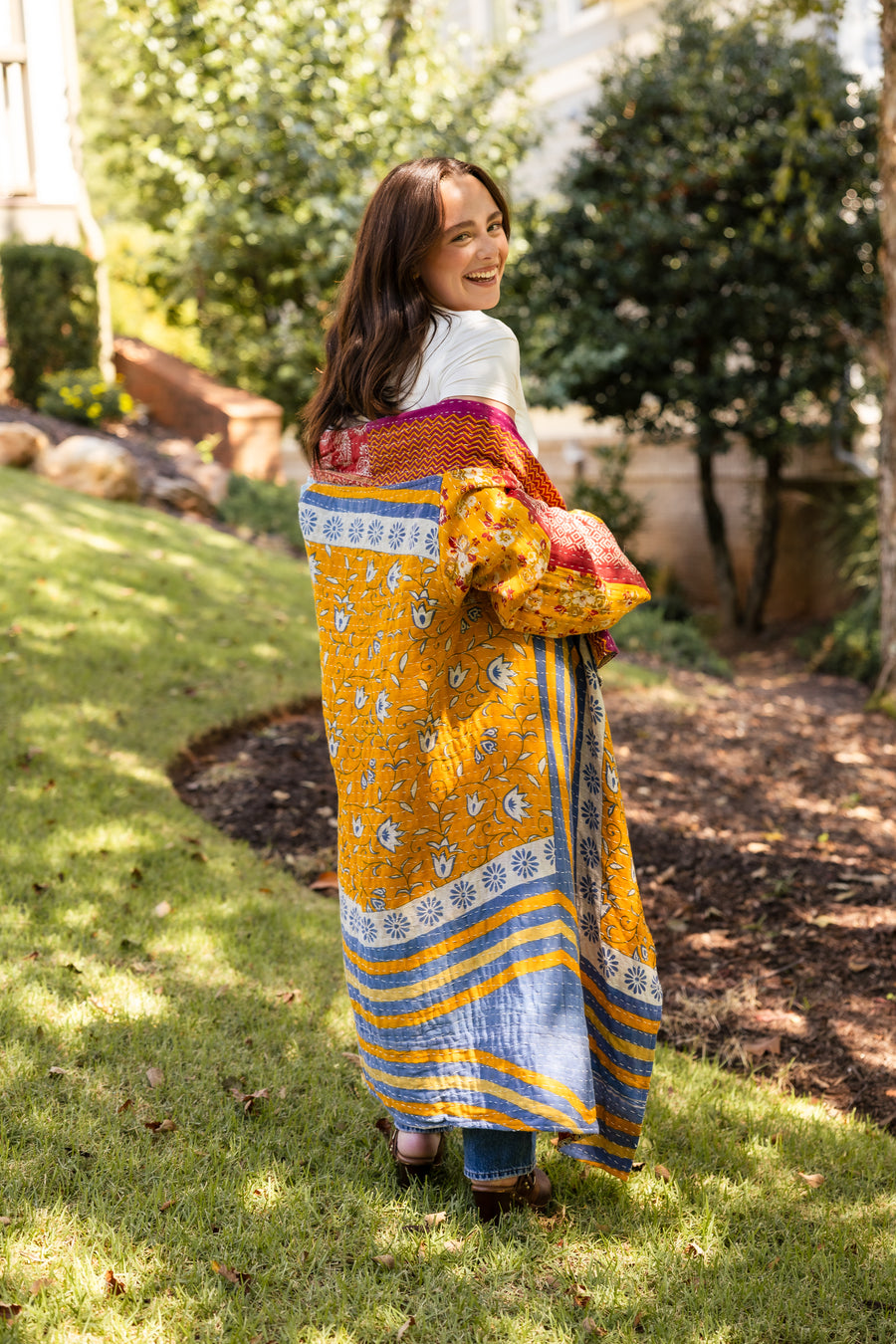 Sunset Patchwork Duster