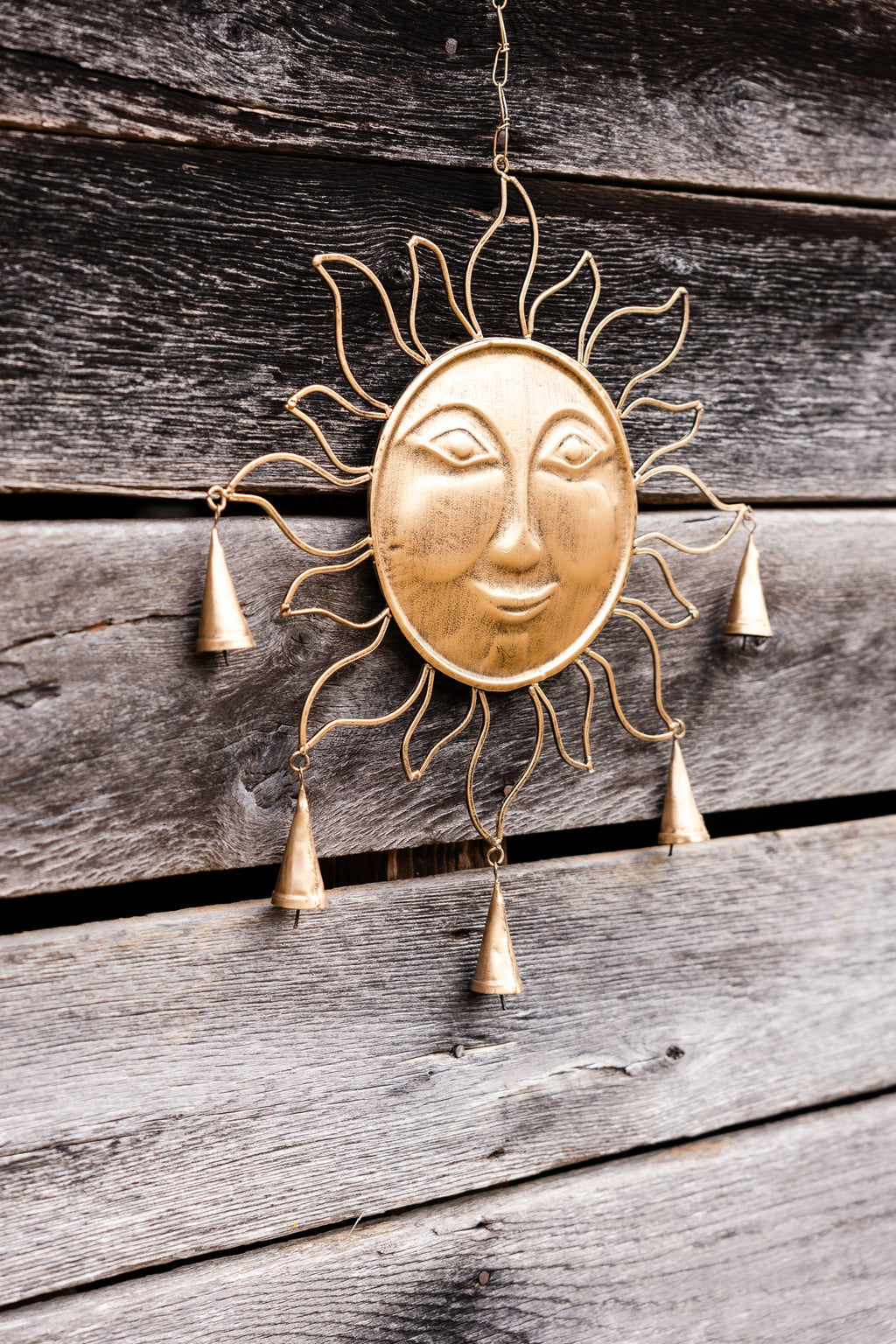 Brass Sun Wind Chime