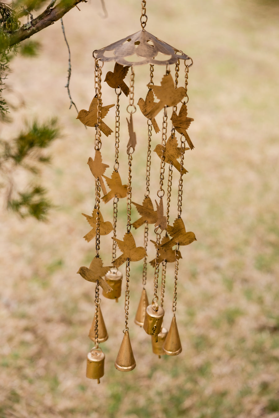 Brass Bird Wind Chime