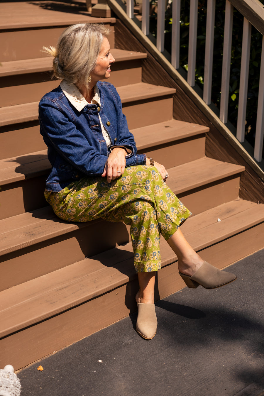 Olive Bloom Pants